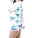 Lovaru Women's Hawaii Coconut Printing 2 Piece Jacket Suit