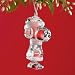 Lenox Snoopy Santa Full-Lead Crystal Ornament