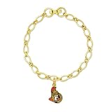 NHL Ottawa Senators Ladies Gold Charm Bracelet