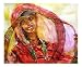 Indian Beauty Women in Silk Sari Costume & Fashion Giclee Poster Print by Ginette Callaway_2, 10x8