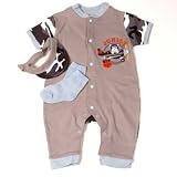 Only Boys by bon bebe - Baby Camo 3-Piece Sleep 'N Play Set (Blue), Available in Multiple Sizes