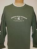 Michigan State University MSU Spartans crewneck Heavyweight Long Sleeve shirt