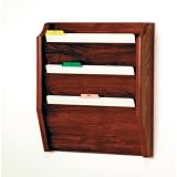 Three Pocket Legal Size File Holder Finish: Mahogany