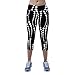 Shensee Colorful High Waist Fitness Yoga Sport Pants Printed Stretch Cropped Leggings (S, Style 4)