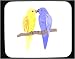 Mouse Pad with body, affection, individuals, individual, couple, humans, person, human, persons, birds, canaries, people