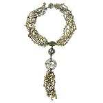 Abalone & Labradorite Beaded Necklace by Sajen