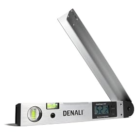 Denali 14-Inch Digital Protractor With Laser and Carrying Case by Denali