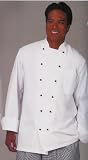 Review   / Unisex Traditional White Chef Coat, Long Sizes
