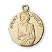 12K Gold Filled Saint Philip Medal and 18-inch Chain