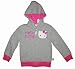 Hello Kitty Zip Hoodie for Girls (6/6x, Grey)