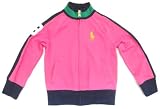 41BH1fkynbL. SL160  Ralph Lauren Little Girls Jacket, Cate Zip up Terra Rose 3T