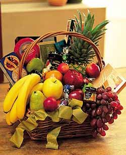 Classic Fruit and Gourmet Basket by GiftTree.com