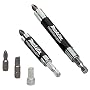 Makita 784810-A-A 4-5/8-Inch Bit Tip Holder and 3-1/8-Inch Bit Tip Holder with #2 Phillips Bit Tip and Slotted Bit Tip