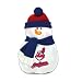 Cleveland Indians New Christmas Holiday Snowman Pillow