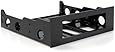 StarTech 3.5-Inch to 5.25-Inch Floppy Mounting Kit Bracket (Black Plastic)