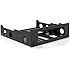 StarTech 3.5-Inch to 5.25-Inch Floppy Mounting Kit Bracket (Black Plastic)