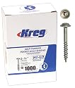 Kreg SML-HL125-1000 1-1/4-Inch Pocket Hole Screws, #7 Hi-Lo Washer Head, 1000-Pack
