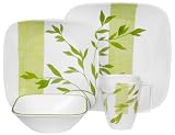 Corelle Square 16-Piece Dinnerware Set, Service for 4, Rivage