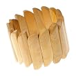Fence Design Wood Stretch Bangle Bracelet