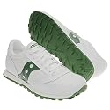 Saucony Men's Jazz Low Pro (White/White/Green 9.5 M)