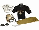 New Orleans Saints Football Deluxe Uniform Set - Size Medium - Kids and Youth NFL Uniform Sets