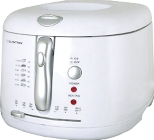Lloytron 2.5 Litre Deep Fat Fryer White with Silver Trim (E863WH)