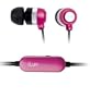 iLuv i353PNK Aluminum In-ear Stereo Earphones with Volume Control (Pink)