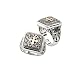 925 Silver Square Celtic Cross Ring with 18k Gold Accents- Sizes 6-8