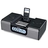 IH2 Black Clock Radio for Ipod