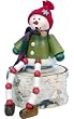 German Smoker - Snowman Sitting