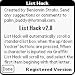 List Hack downloadable Software