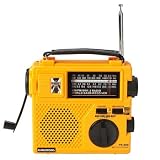  : Grundig Emergency Shortwave Radio with AC Adapter- Gold(Fr200)