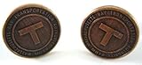 Boston MBTA T Transit Token Cufflinks