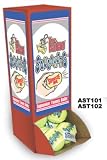 Dog Toys - Kong - Air Kong Squeakers - Large Air Kong Squeaker Tennis Ball Refillable Disp.