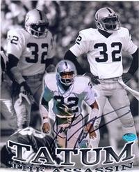 Jack Tatum (Oakland Raiders) autographed 8x10 Photo (The Assasin collage photo)