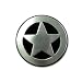 Lawman Sheriff Star Pewter Belt Buckle