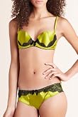 Limited Collection Floral Lace Push-Up Padded A-DD Bra with Silk [T81-8458P-S]