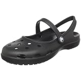 crocs Women's Shayna Flat,Black,8 M US