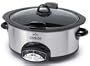 Rival SCVP609H-SS 6-Quart Programmable Slow Cooking Crock Pot Cooker, Stainless Steel