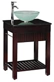 Lofty Sink Cabinet, 38Hx25W, DARK WALNUT