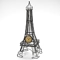 Eiffel Tower Table Clock