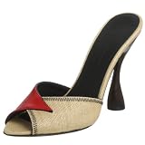 Donna Karan Womens Two Tone Cone Heel Slide