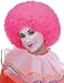 Neon Pink Adult Clown Costume Wig