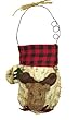 Woodland Animal Moose Hunters Rustic Christmas Ornament