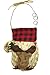 Woodland Animal Moose Hunters Rustic Christmas Ornament