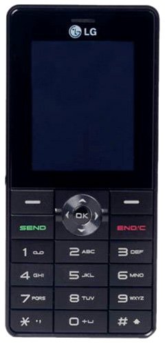 LG KG 320 Unlocked Cell Phone with MP3/Video Player--International Version with Warranty (Black)