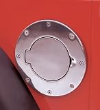 Rugged Ridge Satin Finish Jeep Accessories Gas Hatch Cover & Mirror Kits Jeep Wrangler 1997 to 2006 (TJ) Gas Hatch Cover