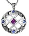 CELTIC CROSS Heart Necklace Pendant Amulet Necklace