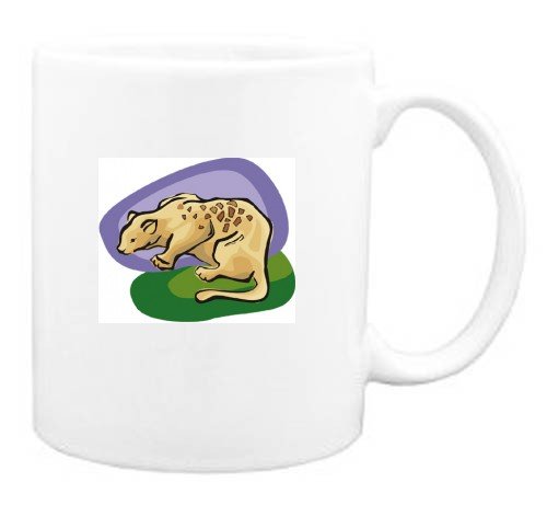 Mug with fauna, nature, environment, cat, savannah, animal, serval