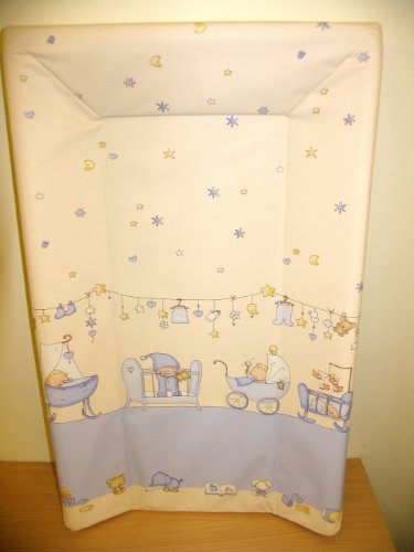 Childrens Toyshop  Toys : Nattou Large Soft High-Sided Change Mat - Blue